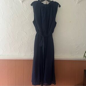 Bloomchic Elegant Blue Sleeveless Dress